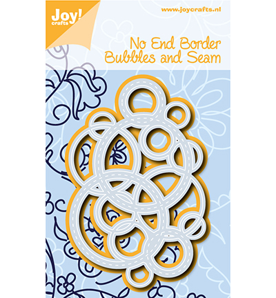 6002/1084 - Joy!Crafts - Snijstencil - No end - Bubbels and stiksels
