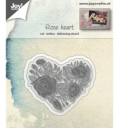 6002/1125 - Joy!Crafts - Cut-embos-debosstencil - Roseheart