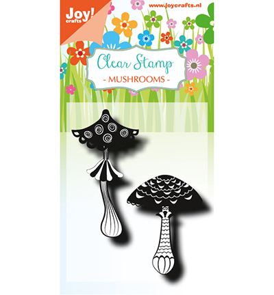 6410/0492 - Joy!Crafts - Clearstamp - LH - Mushrooms 1
