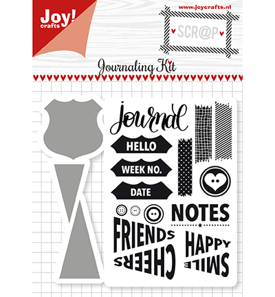 6004/0028 - Joy!Crafts - Scrap Stanzschablonen & Stempels - Journaling Kit