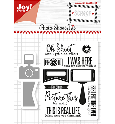 6004/0029 - Joy!Crafts - Scrap Cuttingstencils & Stamps - Photo Shoot Kit