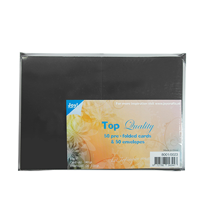 8001/0023 - Joy!Crafts - Card and Envelopes Black