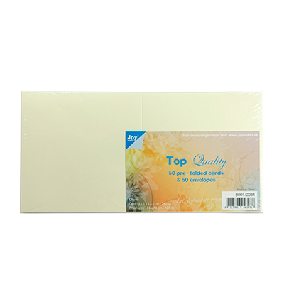 8001/0031 - Joy!Crafts - Card and Envelopes Cream