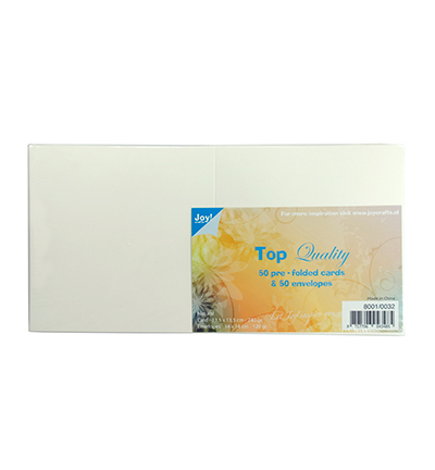 8001/0032 - Joy!Crafts - Card and Envelopes Ivory