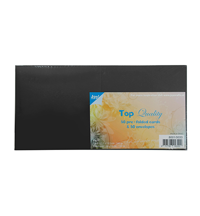 8001/0033 - Joy!Crafts - Card and Envelopes Black