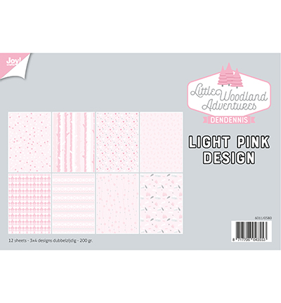 6011/0580 - Joy!Crafts - Papierset - LWA - Design Light Pink