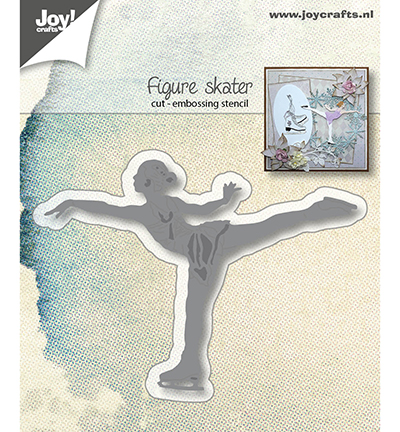 6002/1055 - Joy!Crafts - Cut-embosstencil - Figure skater