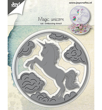 6002/1170 - Joy!Crafts - Cut-embosstencil - Magic Unicorn
