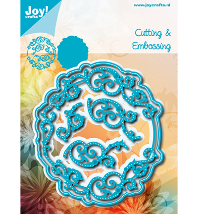 6002/1198 - Joy!Crafts - Cut-embosstencil - Noor - Circle swirls