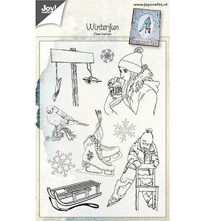 6410/0494 - Joy!Crafts - Clear stamp - Winterfun