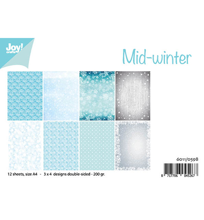 6011/0598 - Joy!Crafts - Papierset - Design Mid-winter