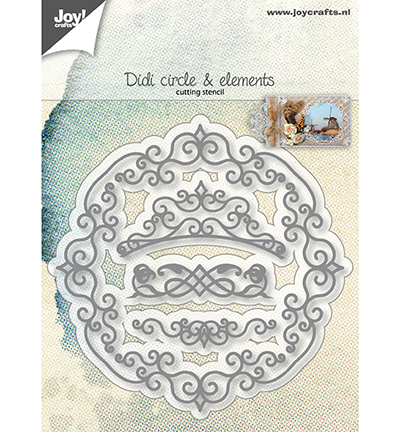 6002/1223 - Joy!Crafts - Cutting stencil - Didi circle and elements