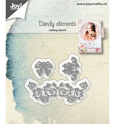 6002/1225 - Joy!Crafts - Snijstencil - Dandy elementen