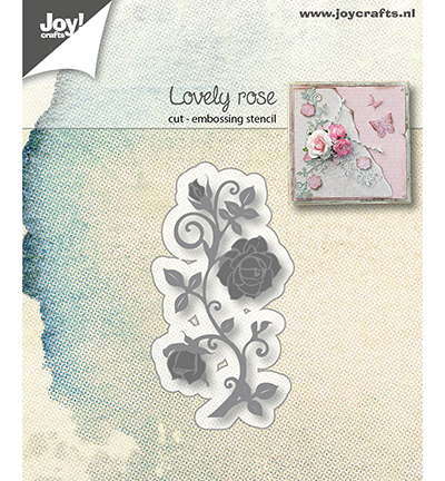 6002/1190 - Joy!Crafts - Cut-embosstencil - Lovely Rose