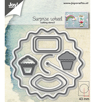 6002/1240 - Joy!Crafts - Cuttingstencil - Surprise wheel