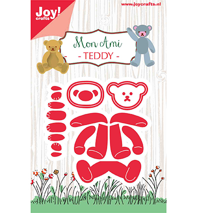 6002/1299 - Joy!Crafts - Snijstencil - Mon Ami - kleiner Bär Teddy