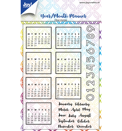 6410/0495 - Joy!Crafts - Dayene - Year / month planner
