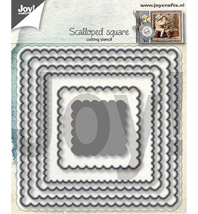 6002/1301 - Joy!Crafts - Scalloped squares