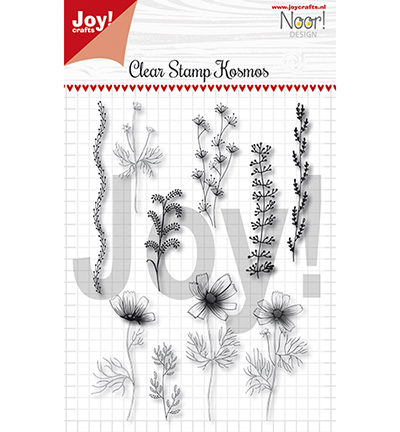 6410/0499 - Joy!Crafts - Noor - Kondolenz -Kosmos Blumen
