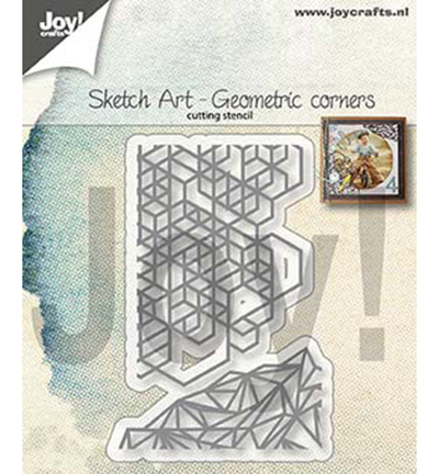 6002/1311 - Joy!Crafts - Sketch Art - Coins géométriques