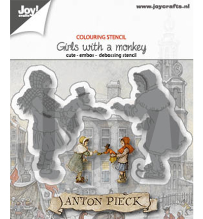 6002/1377 - Joy!Crafts - Girl with monkey