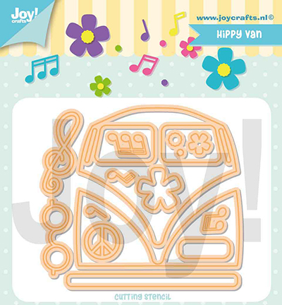 6002/1365 - Joy!Crafts - Jocelijne - Hippie-bus
