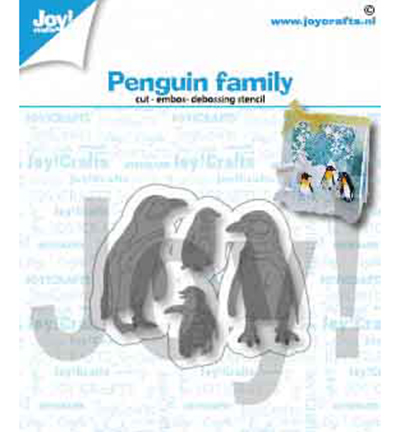 6002/1417 - Joy!Crafts - Pinguïnfamilie