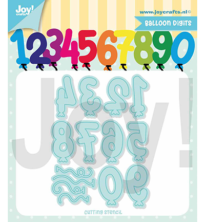 6002/1396 - Joy!Crafts - Jocelijne - Balloon numbers