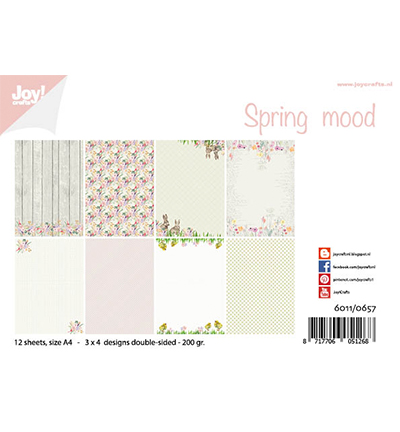 6011/0657 - Joy!Crafts - Papierset - Design - Spring mood