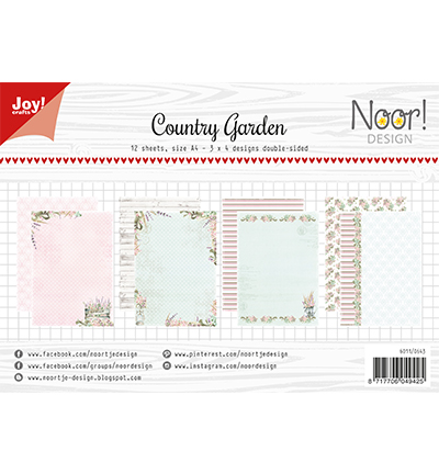 6011/0643 - Joy!Crafts - Set papier-Noor- Design Country Garden