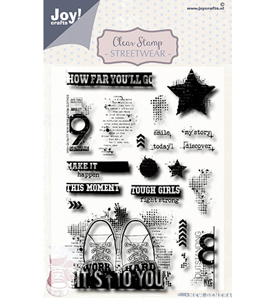 6410/0529 - Joy!Crafts - Tampon transparent - Noor- streetwear