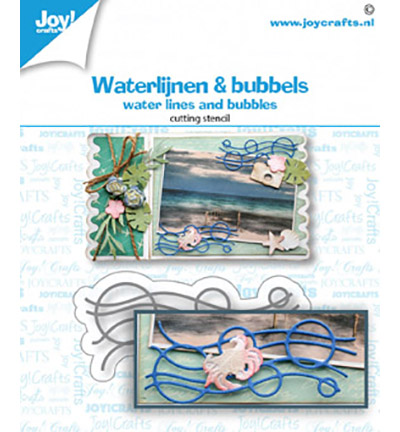 6002/1477 - Joy!Crafts - Stanzschablone - Wasserlinien und Bubbels