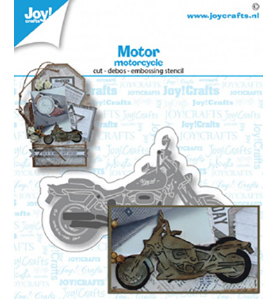 6002/1512 - Joy!Crafts - Stanz-präge-debossschablone - Motorrad