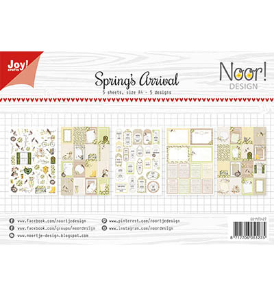 6011/0427 - Joy!Crafts - Labelsheets - Spring