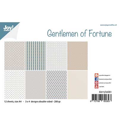 6011/0661 - Joy!Crafts - Papierset - Design - Gentlemen of Fortune