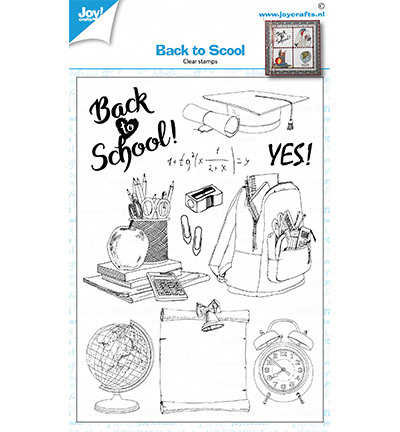 6410/0528 - Joy!Crafts - Clearstamps - Back to school