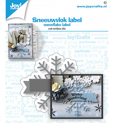 6002/1532 - Joy!Crafts - Stans-embosmal - Sneeuwvlok label