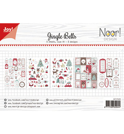 6011/0429 - Joy!Crafts - Labelsheets - Noor - Jingle Bells