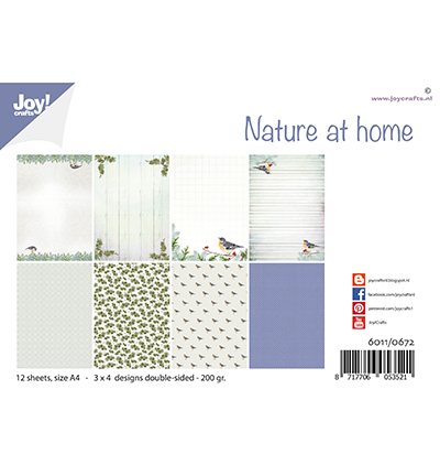 6011/0672 - Joy!Crafts - Set papier - Design Nature at home