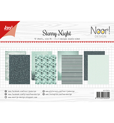 6011/0674 - Joy!Crafts - Papierset - Noor - Design Starry Night