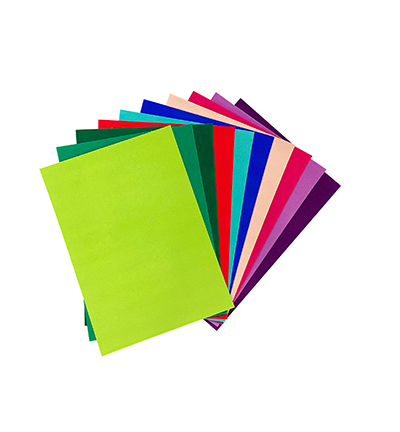 8011/0003 - Joy!Crafts - Fluweel Papier zelfklevend Intensieve kleuren
