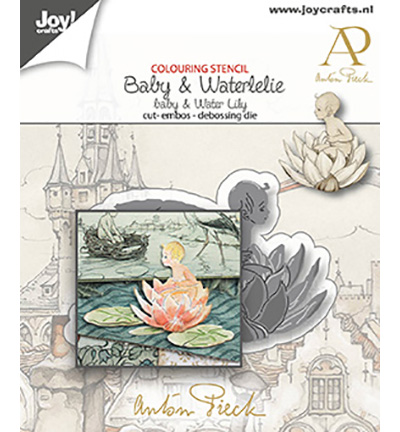 6002/1611 - Joy!Crafts - Anton Pieck - Baby & Waterlelie
