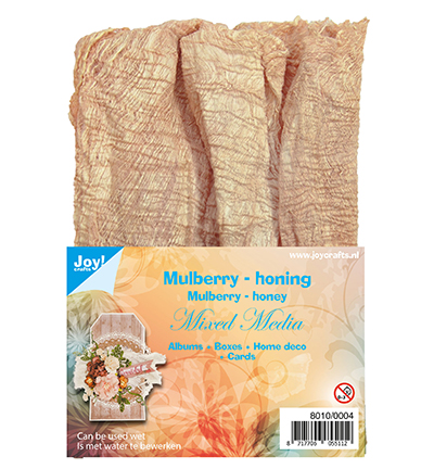 8010/0004 - Joy!Crafts - Mulberry bark fibers - Honey - for Mixed Media
