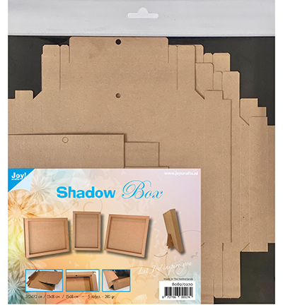 8089/0270 - Joy!Crafts - Shadow Box 3 tailles - kraft