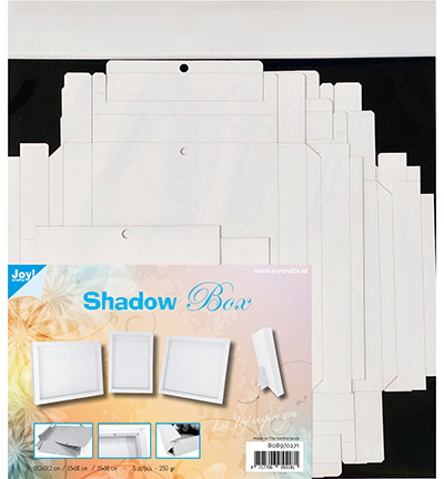 8089/0271 - Joy!Crafts - Shadow Box 3 sizes   -  white