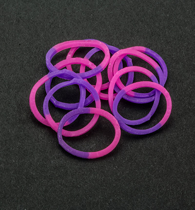 6200/0831 - Joy!Crafts - Elastieken Pink/Purple