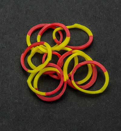 6200/0834 - Joy!Crafts - Elastieken Yellow/Red