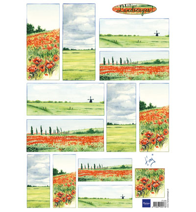 IT576 - Marianne Design - Tinys Landscapes 1 (red)