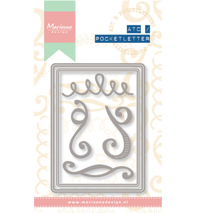 PL6501 - Marianne Design - Pocket letter stencil