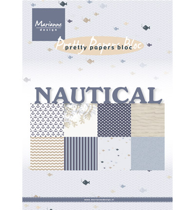 PK9133 - Marianne Design - Nautical - Pretty Papers Blocks